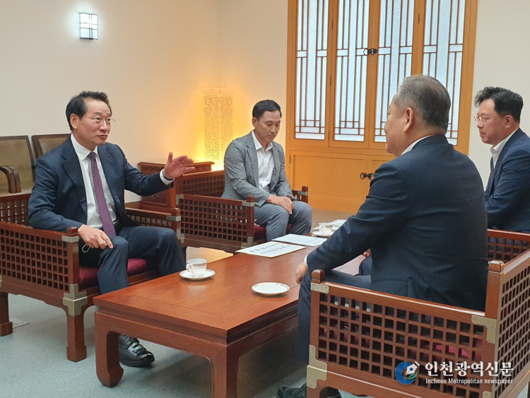 건의사진(9.26. 지방재정전략회의 행안부 장관 면담)