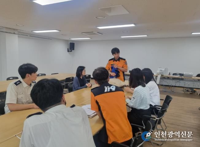 계양소방서, 제21대 대통령 선거 대비 화재안전 간담회·소방안전교육