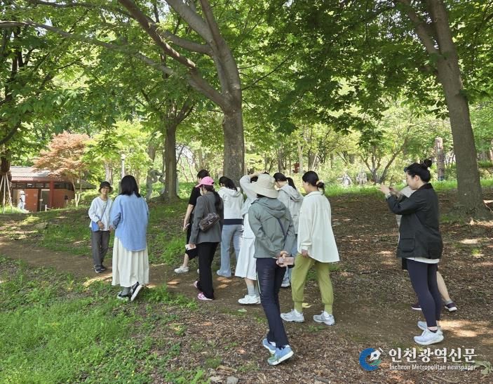 상반기 숲 태교교실 수업 현장 모습