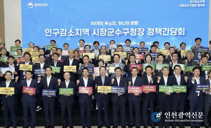 인구감소지역 시장·군수·구청장 협의회, 지방소멸대응기금 정책 전환