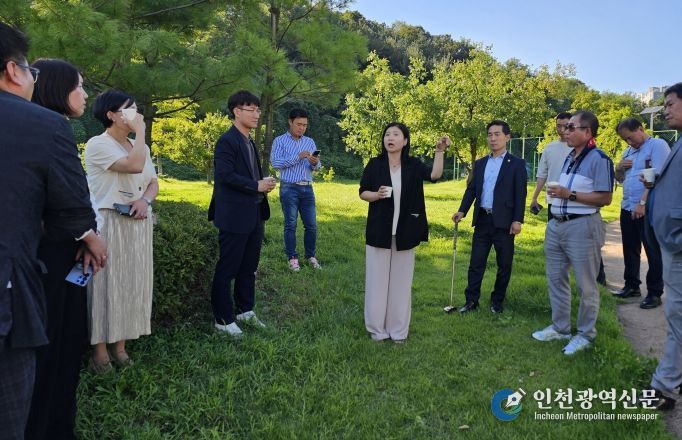 인천시의회 유경희 위원장, 파크골프장 확충 방안 논의