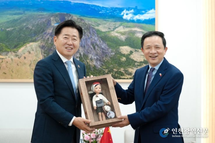 오영훈 지사와 다이빙 주한중국대사