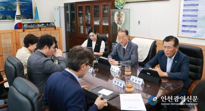 의장단 간담회, ESG 경영 일환 위문·봉사활동 등 계획...집행기관과 현안 공유도