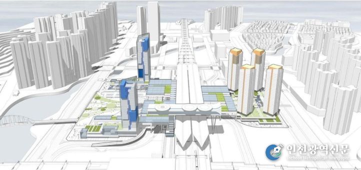 KTX 천안아산역 광역복합환승센터 개발계획 조감도