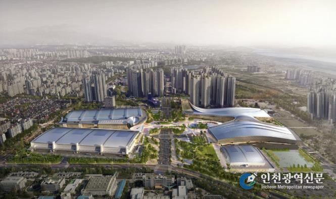 킨텍스 제1, 2, 3전시장 조감도