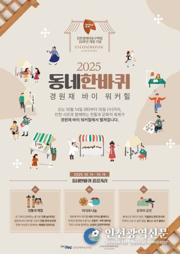 2025 동네한바퀴 경원재바이워커힐 포스터