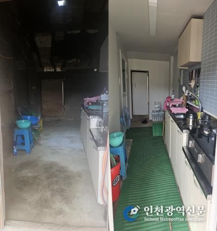 나주시가 ‘2025년 장애인 주택개조 사업’을 통해 관내 9가구의 주택을 맞춤형으로 개조했다. 사진은 주거환경 개선 전(왼쪽)과 후(오른쪽).