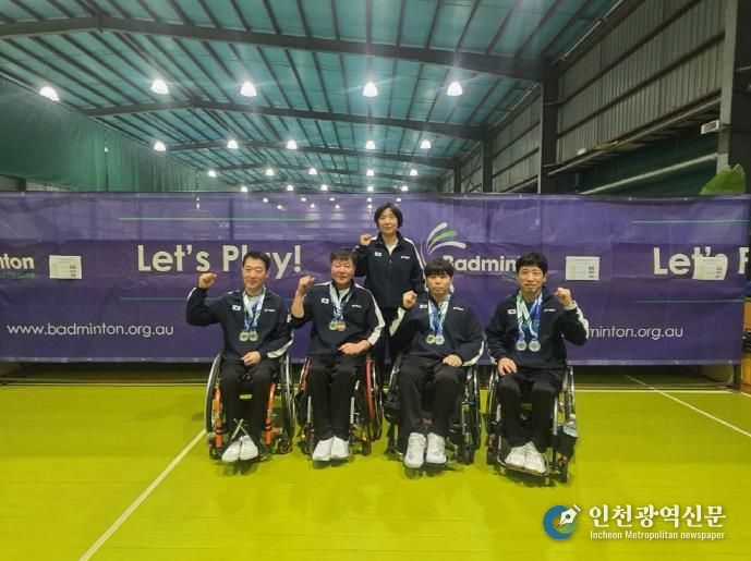 울산 중구청 소속 장애인배드민턴팀, ‘2025 호주 장애인배드민턴 국제대회’에서 대활약