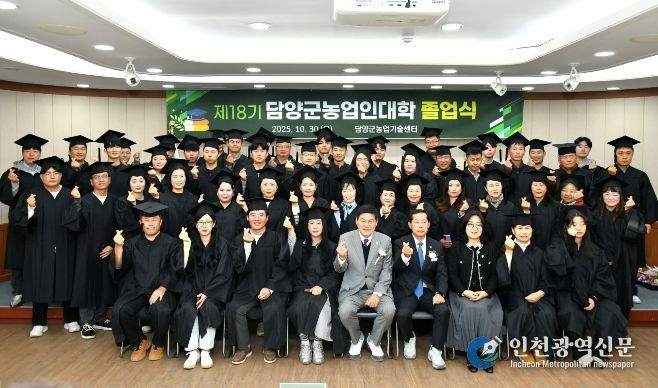 담양군, 제18기 농업인대학 졸업식