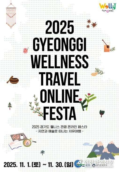 2025 경기도 웰니스 관광 온라인 페스타_포스터