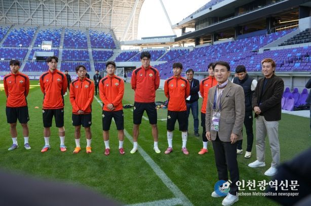 히로시마 스타디움 방문 및 선수단 격려