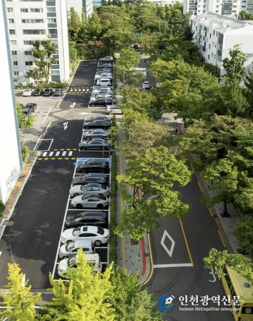 목동13단지 옥외주차장 조성사진