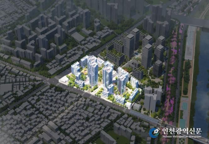 서울시 신속통합기획이 확정된 면목동 174-1일대 조감도