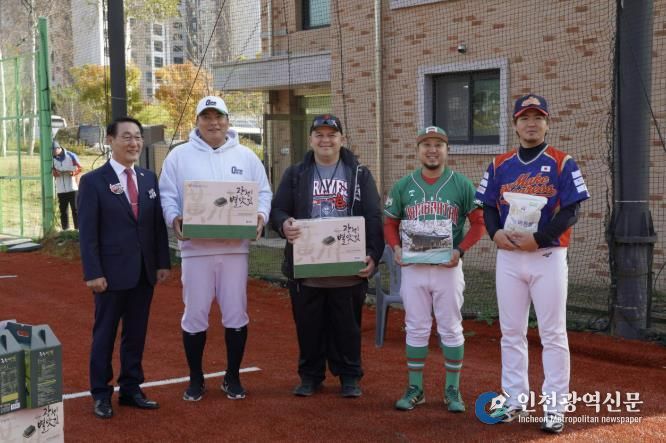 홍성군·김태균, 3개국 유소년 야구교류 '눈길'