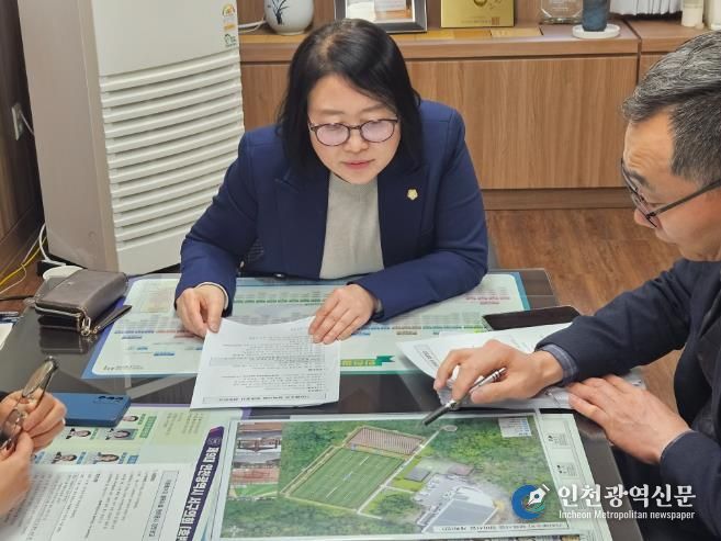 고선희 서구의원 노력 결실, 가좌배수지 족구장 11월 20일 준공 예정