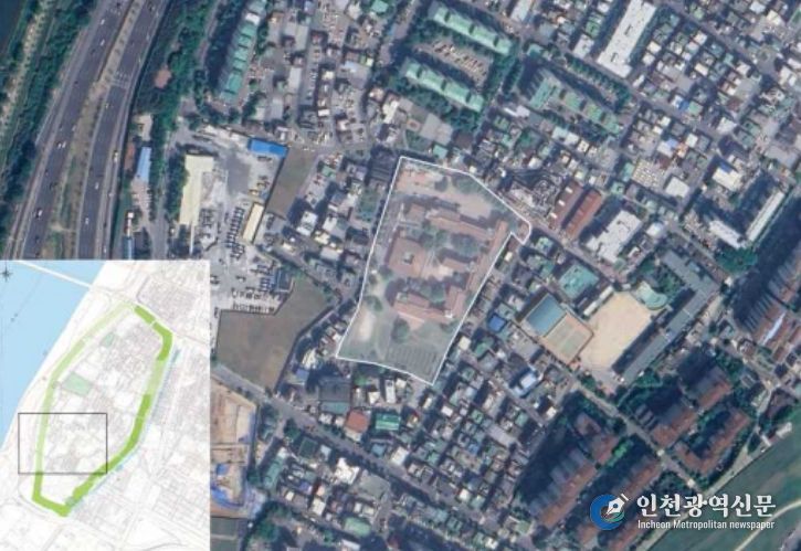 풍납동 창의마을부지 위치도