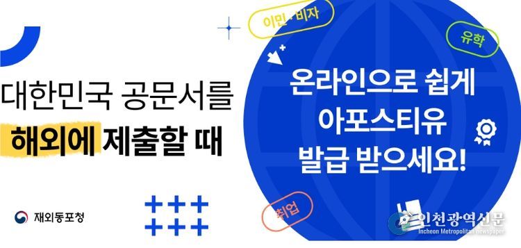 국민연금 증명서 3종 온라인 아포스티유 발급 안내문