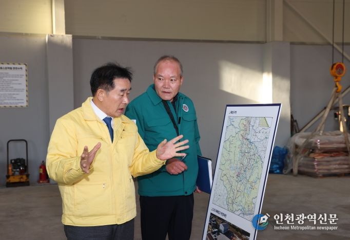 진천군 동절기 재난안전대책회의 관련 현장 방문