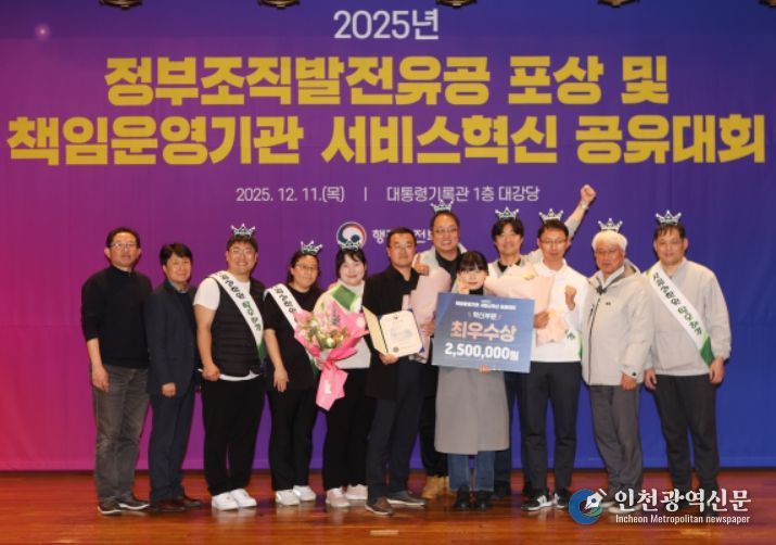 ‘2025 책임운영기관 서비스혁신 공유대회’ 최우수 2관왕 수상