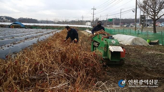 파주시,“영농 부산물 태우지 말고 파쇄하세요!”