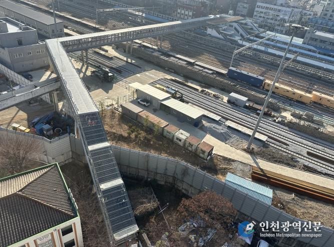 광운대역 육교 전경