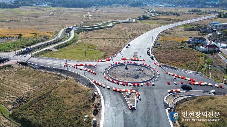 화력발전소 우회도로 개설 안전한 교통