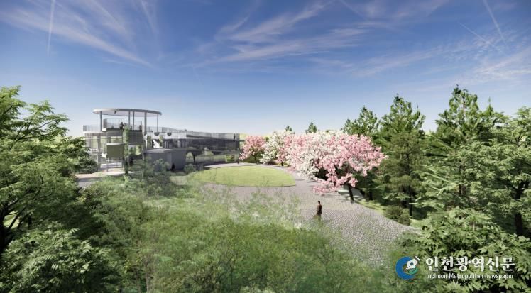 진주시, ‘진양호 노을전망대 조성공사’ 착공 - 조감도