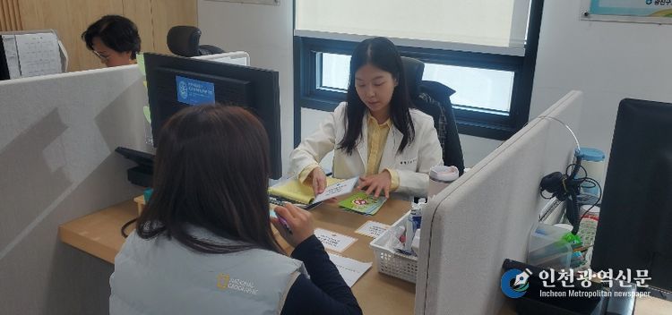 광진구 보건소 금연클리닉 금연상담 모습