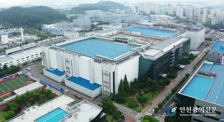 천안시 제3일반산업단지 내 삼성전자.