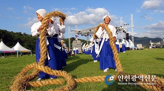 ‘금산 농바우끄시기’ 시연 모습