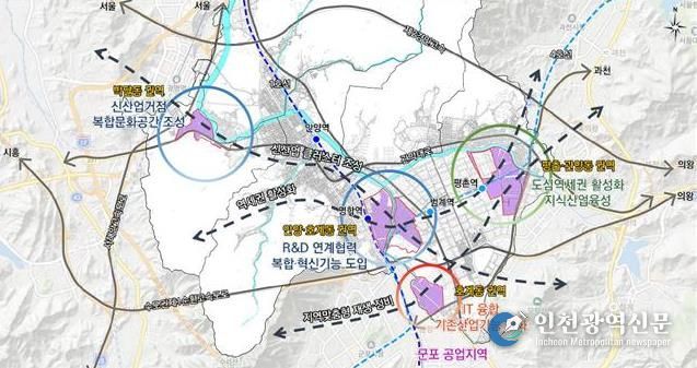 안양시 공업지역 종합구상안