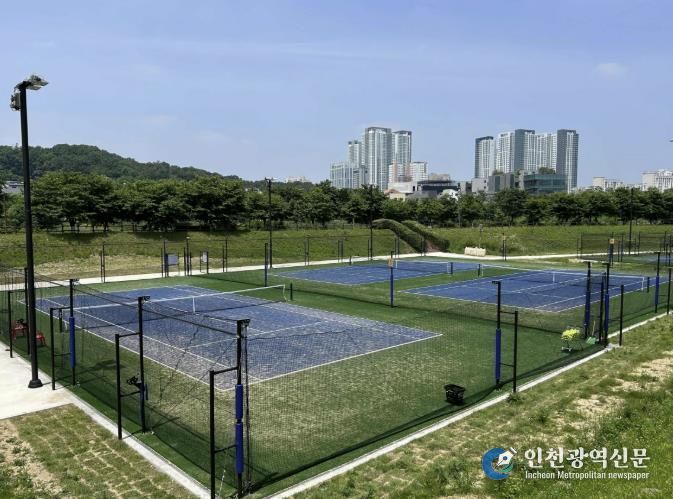 삼송동 유수지 활용 테니스장