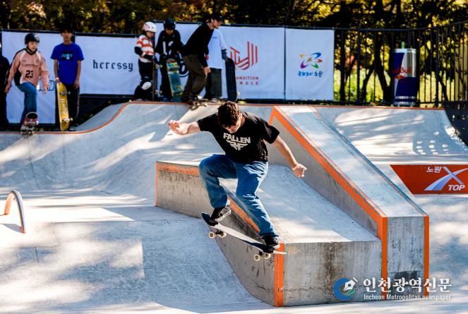 노원 X-TOP 국제교류전에 참가한 선수 모습