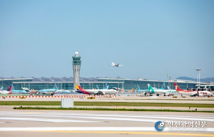 인천공항 외부 전경