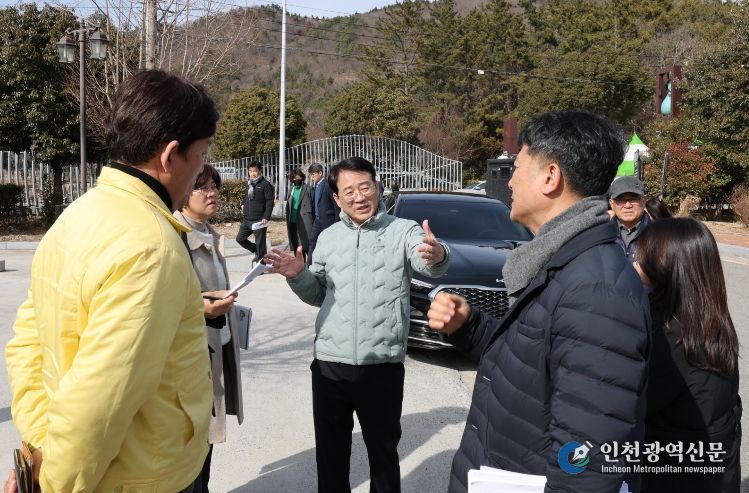 청자축제 현장 점검 모습.