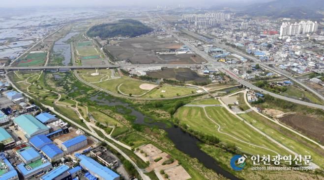 무한천체육공원 파크골프장 전경