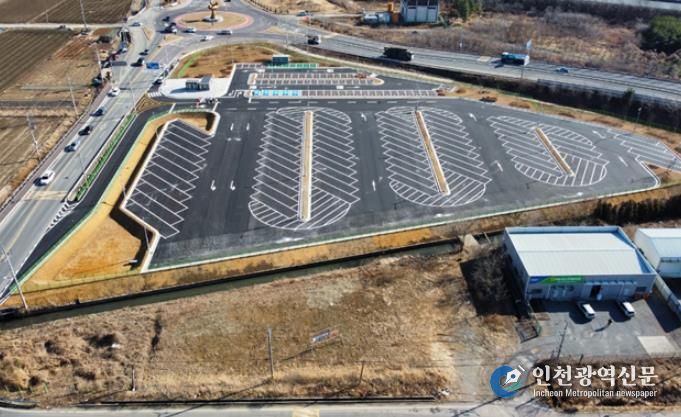 함안군 화물자동차 공영차고지 준공_화물차고지 준공 완료 사진(가야읍 도항리 250-12번지 일원)