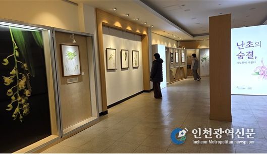 난초 세밀화 전시회'난초의 숨결, 세밀화에 머물다'를 개최