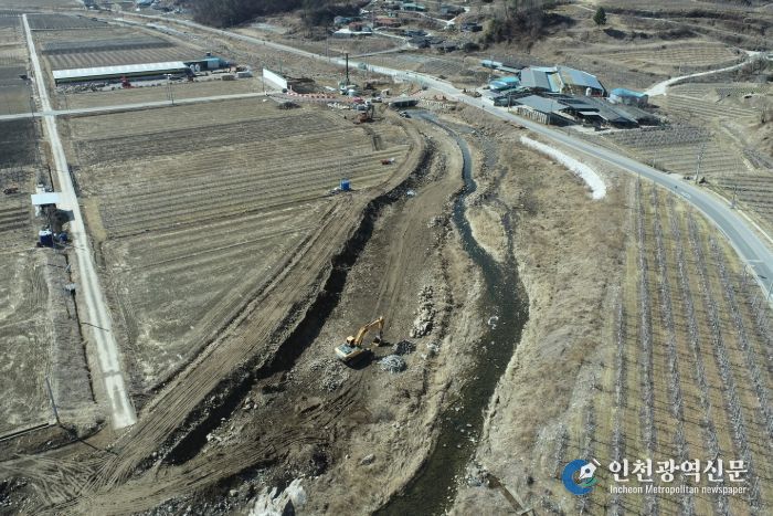 예천군 2025년 재해예방사업 추진실태 평가 우수 지자체 선정(오류 자연재해위험개선지구 정비사업)