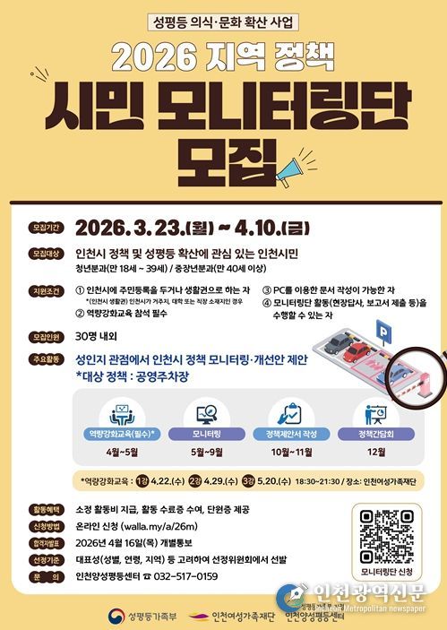 2026년 지역 정책 모니터링단 모집
