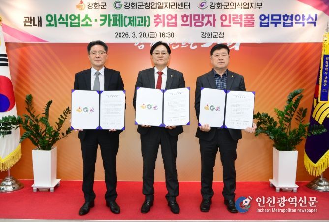 강화군, 외식업소․카페 구인난 해결