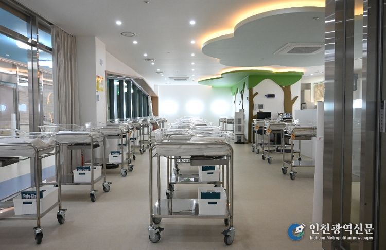 광양시, 출생정책 구조 전환으로 출생아 증가 흐름 이어가(광양시 공공산후조리원 영유아실)