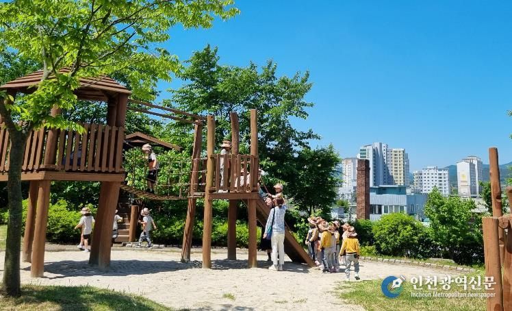 장성공원 유아숲체험원. 장성군 제공