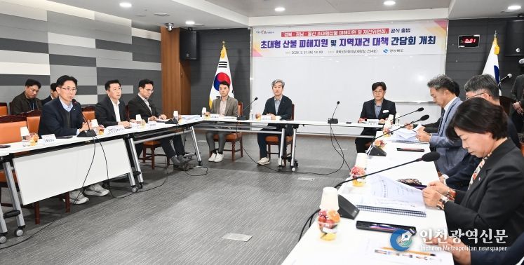 산불피해지원 및 지역재건 대책 간담회