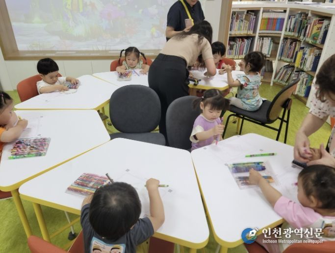 올누림센터를 이용하는 아이들