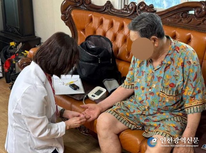 송파구 보건지소가 통합돌봄 시행 전 제공한 방문 건강관리 서비스 모습