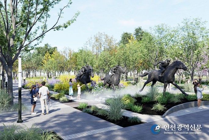 한국마사회 기관정원 조성예정도