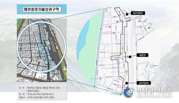 왜관 원도심 자율상권구역