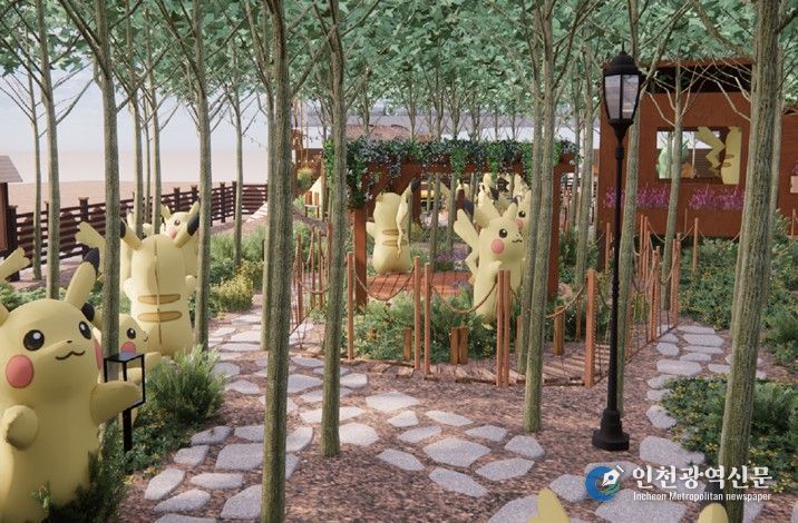 2026 서울국제정원박람회 캐릭터팝업정원 조감도(포켓몬코리아 팝업정원(포켓몬코리아 30주년))