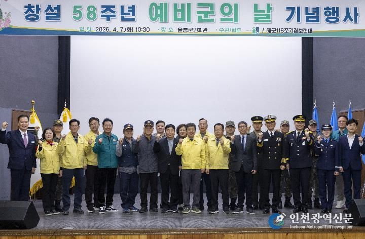 울릉군, '창설 제58주년 예비군의 날' 기념행사 성황리 개최